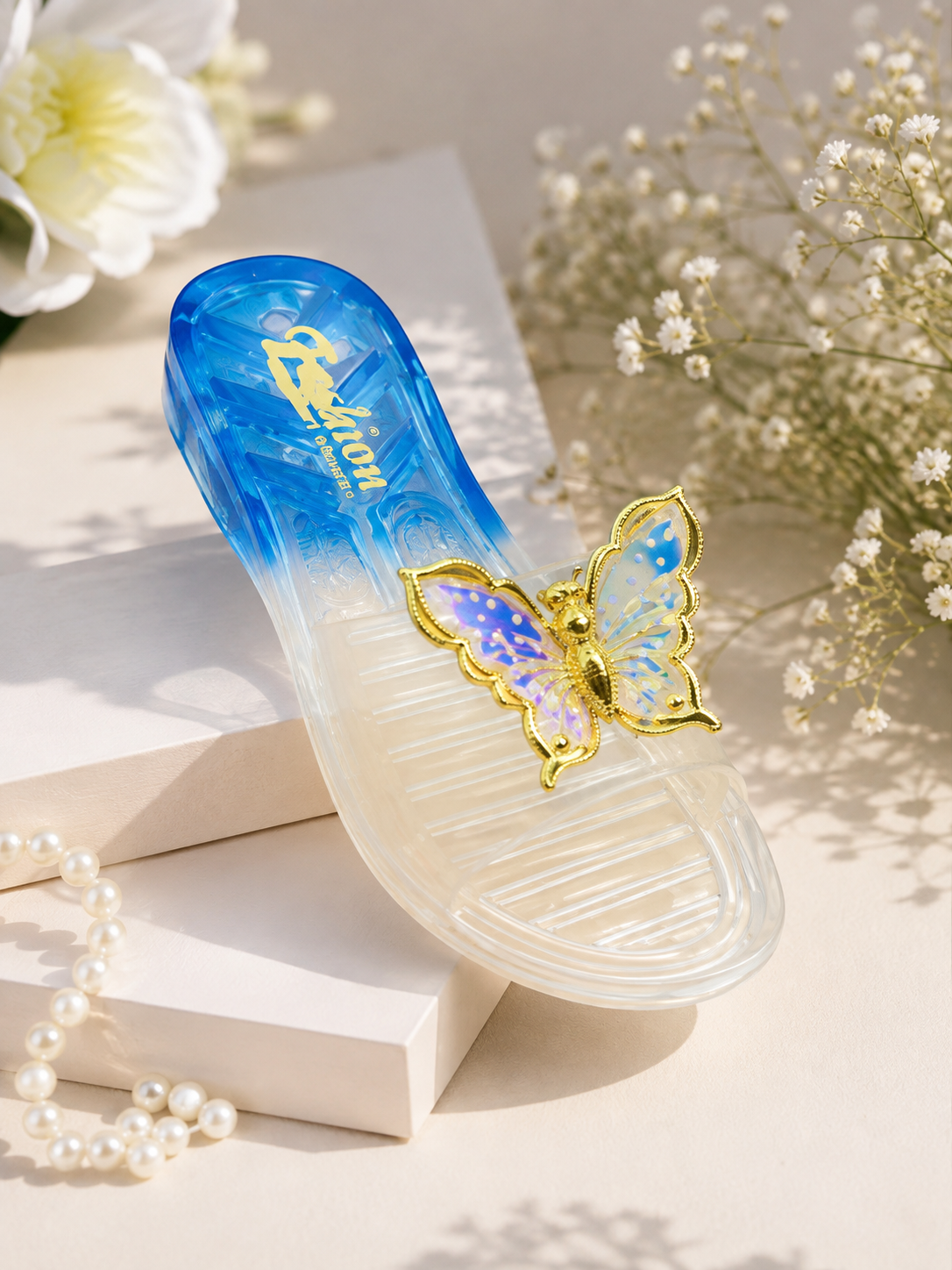 Crystal Butterfly Slipper