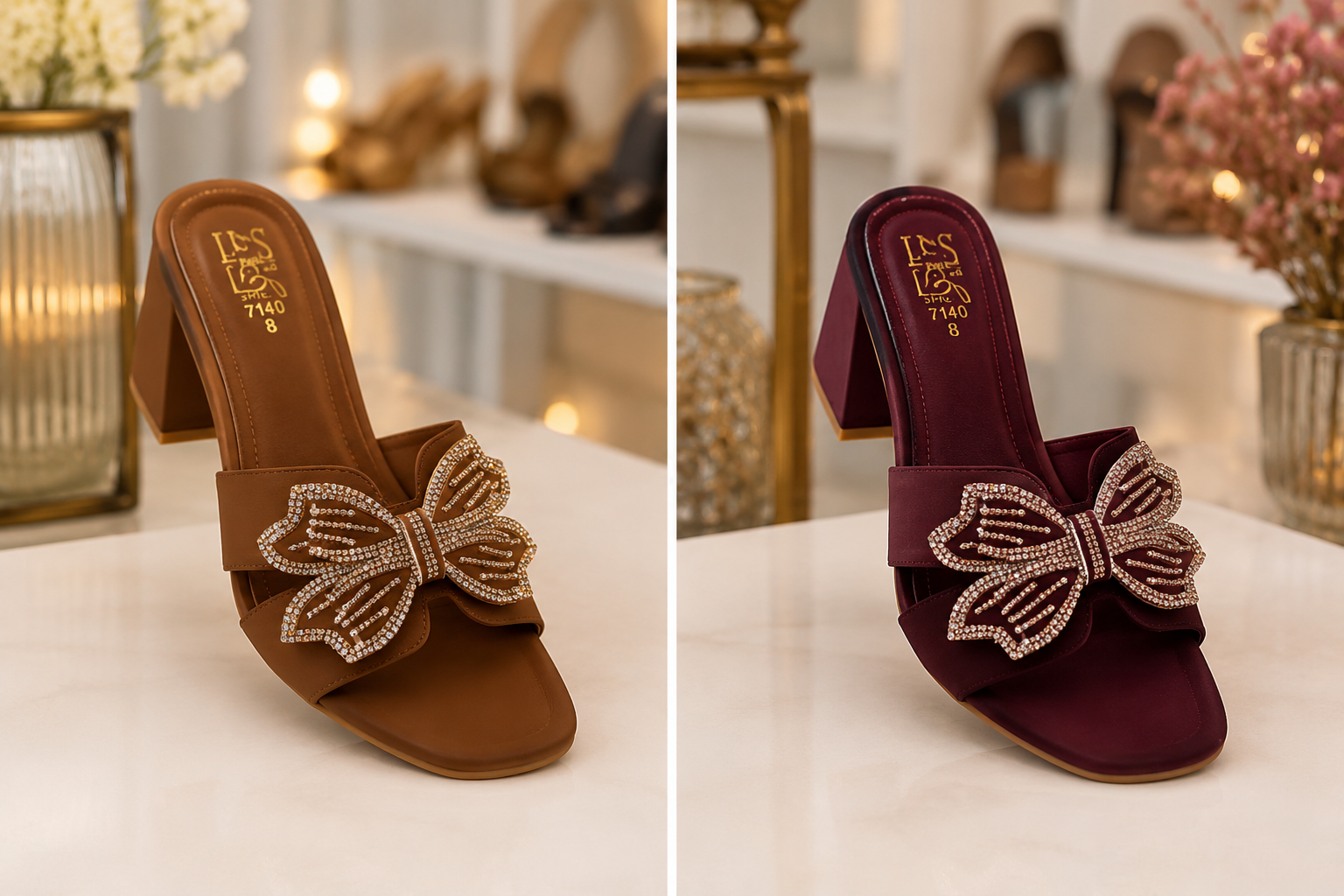 Fancy Block Heels